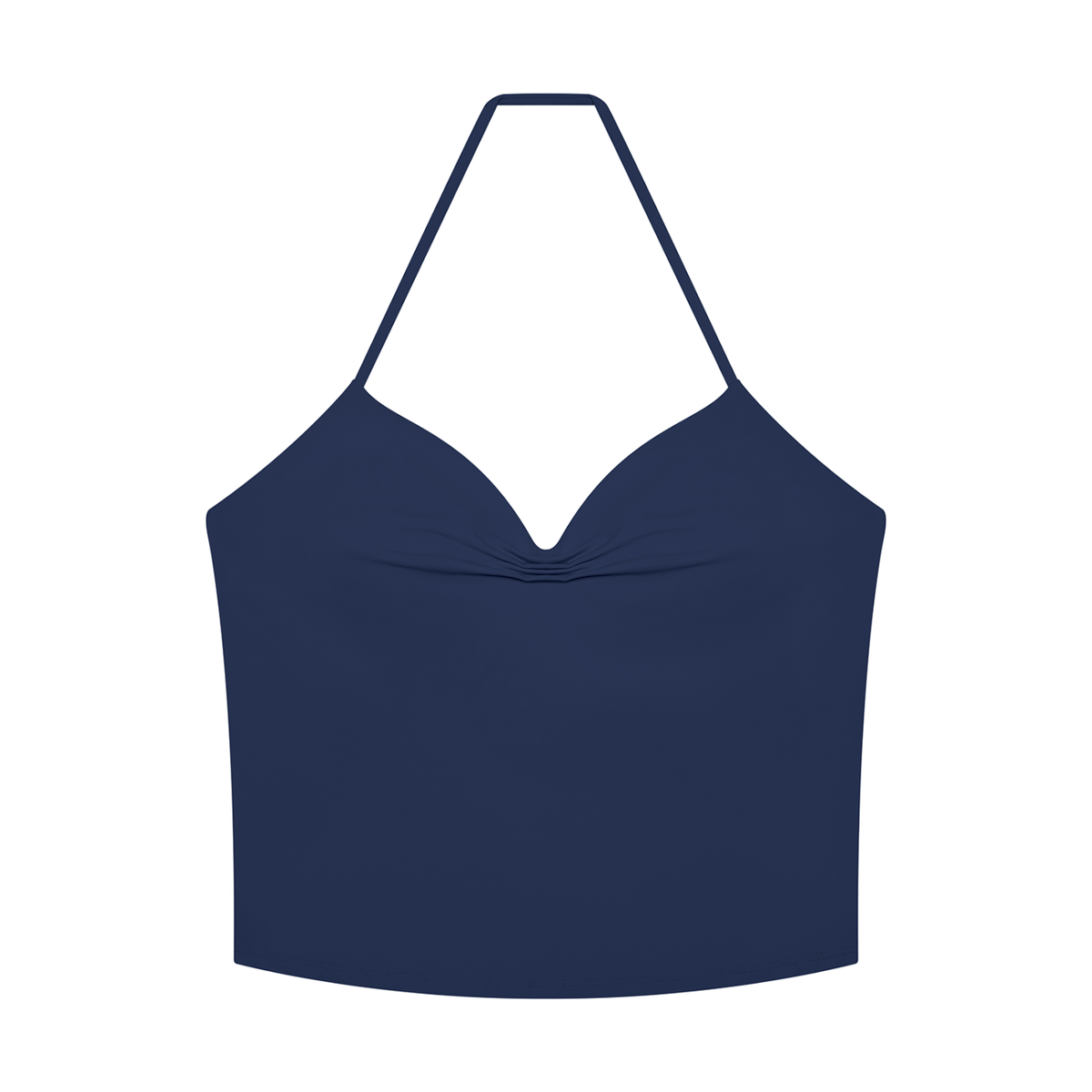 Women's Ruched Halter Yoga Tank Top